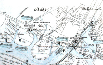 Plan von Zehdenick