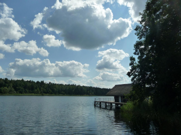 Blick vom Hoteleigenen Steg